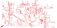 LEVIER DE GUIDON   CABLE   COMMODO pour Honda FOURTRAX 420 RANCHER 4X4 DCT EPS de 2022