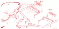 PEDALE   REPOSE PIED pour Honda FOURTRAX 420 RANCHER 4X4 DCT EPS de 2022