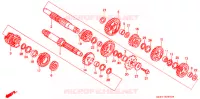 BOITE DE VITESSES pour Honda CR 125 R de 1992