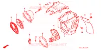 FILTRE A AIR pour Honda CR 125 R de 1992