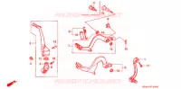 PEDALE   KICK pour Honda CR 125 R de 1992