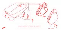 SIEGE/COUVERCLE LATERAL  pour Honda CR 125 R de 1992