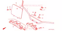 TUYAU DE GUIDON/PONT SUPERIEUR  pour Honda CR 125 R de 1992