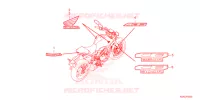 AUTOCOLLANTS pour Honda CB 300 R ABS de 2022