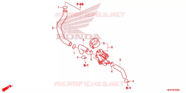 VALVE DE COMMANDE D'INJECTION D'AIR Honda MOTO 1000 CBR 2012  CBR1000RRC
