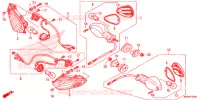 CLIGNOTANT pour Honda CBR 1000 RR FIREBLADE de 2012