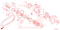 EMBRAYAGE pour Honda SH MODE 125 YM21 de 2024