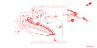 FEUX ARRIERE pour Honda SH MODE 125 YM21 de 2024