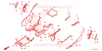 MARCHE PIEDS pour Honda SH MODE 125 YM21 de 2024