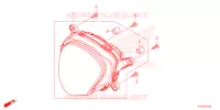 PHARE pour Honda SH MODE 125 YM21 de 2024