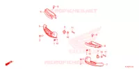 REPOSE PIED pour Honda SH MODE 125 YM21 de 2024