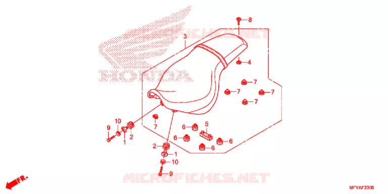SELLE Honda MOTO 1300 VT 2012  VT1300CSC