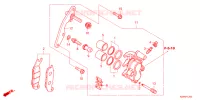 ETRIER DE FREIN AVANT pour Honda CROSS CUB 110 KUMAMON de 2022
