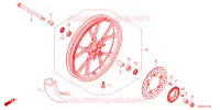 ROUE AVANT pour Honda CROSS CUB 110  スーパーカブ de 2022