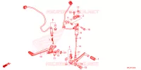 PEDALE pour Honda CB 1000 R BLACK EDITION de 2022