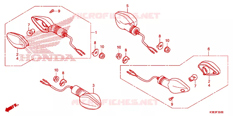 CLIGNOTANT Honda MOTO 160 CBF 2021  CBF160M
