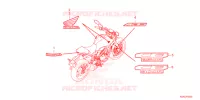 AUTOCOLLANTS pour Honda CB 300 R ABS de 2023