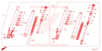 FOURCHE pour Honda CB 300 R ABS de 2022