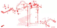 PEDALE pour Honda CBR 1000 ABS de 2022