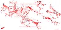 REPOSE PIED pour Honda CBR 1000 ABS de 2022