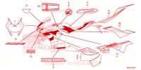 AUTOCOLLANTS pour Honda CBR 1000 RR SP BREMBO de 2022