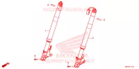FOURCHE pour Honda CBR 1000 RR SP BREMBO de 2022