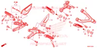 REPOSE PIED pour Honda CBR 1000 RR SP BREMBO de 2022