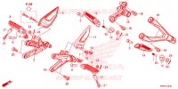 REPOSE PIED pour Honda CBR 1000 RR SP BREMBO 30TH de 2022