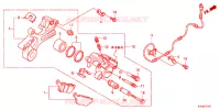ETRIER DE FREIN ARRIERE pour Honda CBR 250 R ABS de 2012