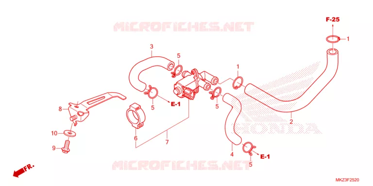 VALVE DE COMMANDE D'INJECTION D'AIR Honda MOTO 600 CBR 2021  CBR600R3M