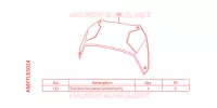 GARNITURE TOP CASE (AL) pour Honda NT 1100 DCT de 2022