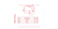 TOP CASE (MANUEL) pour Honda NT 1100 DCT de 2022