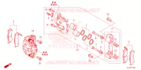 ETRIER DE FREIN AVANT pour Honda PIONEER 1000 M5 BASE de 2022