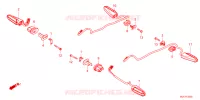CLIGNOTANT pour Honda HAWK 1100 de 2023