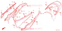 COUVERCLES LATERAUX   ARRIERES pour Honda HAWK 1100 de 2023