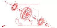 ROUE AVANT pour Honda HAWK 1100 de 2023