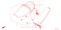 SELLE pour Honda HAWK 1100 de 2023