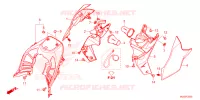 COUVERCLES LATERAUX / OUIES Chassis 750 honda-moto HORNET 2023 F22