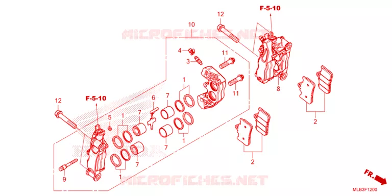 ETRIER DE FREIN AVANT Honda MOTO 750 HORNET 2023  CB750AP