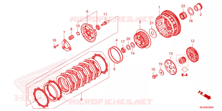 EMBRAYAGE Honda MOTO 750 HORNET 2023  CB750AP