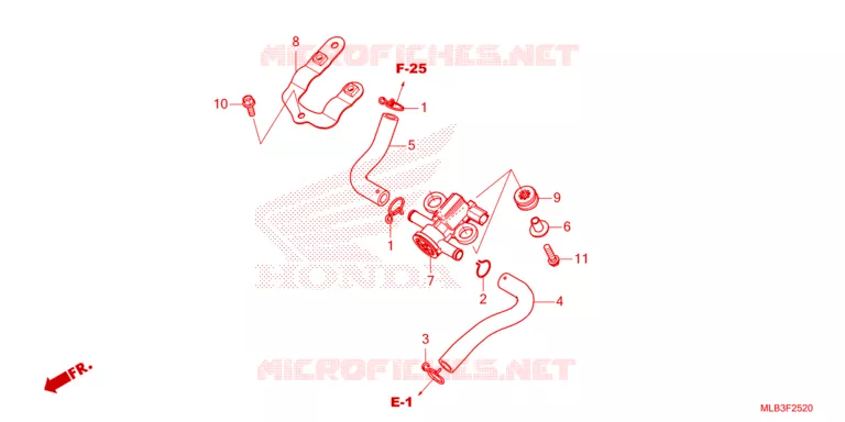 ELECTROVANNE D'INJECTION D'AIR Honda MOTO 750 HORNET 2023  CB750AP