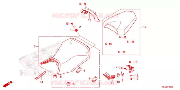 SELLE Honda MOTO 750 HORNET 2024  CB750AP