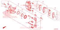ETRIER DE FREIN AVANT pour Honda PIONEER 520 M2 de 2021