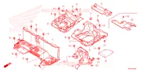 CARROSSERIE CENTRALE pour Honda PIONEER 520 M2 CAMO de 2021