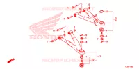 TRIANGLES AVANT pour Honda PIONEER 520 M2 CAMO de 2021