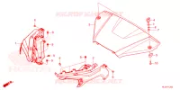 CAPOT MOTEUR pour Honda PIONEER 520 M2 de 2022