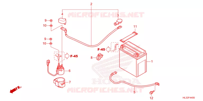 BATTERIE Honda ATV 700 PIONEER 2023  SXS700M2DP