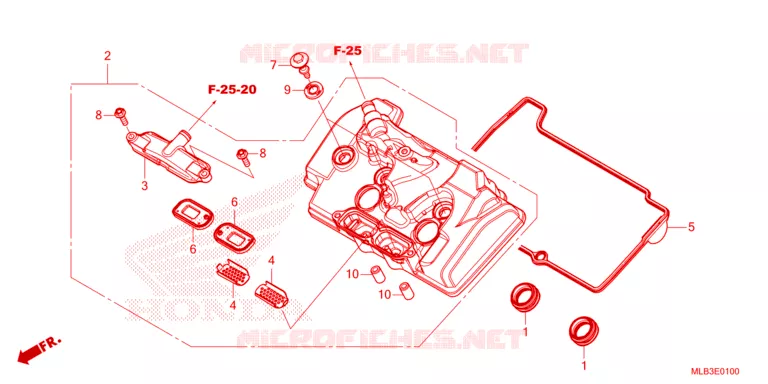 COUVRE CULASSE Honda MOTO 750 HORNET 2023  CB750AP