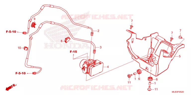 MODULATEUR ABS/TUYAU DE FREIN Honda MOTO 750 HORNET 2023  CB750AP