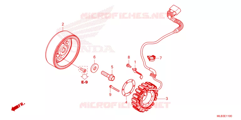ALTERNATEUR Honda MOTO 750 HORNET 2023  CB750AP
